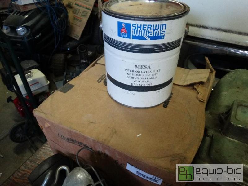 lot 1172 image: Sherwin Williams 12 gal. paint...