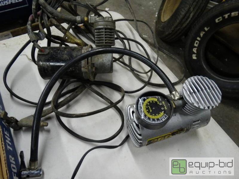 lot 1195 image: Tire pumps....