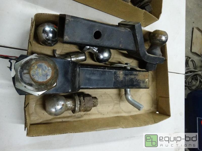 lot 1198 image: 2 hitches with 2&quot balls, 2 1 78&quot b...
