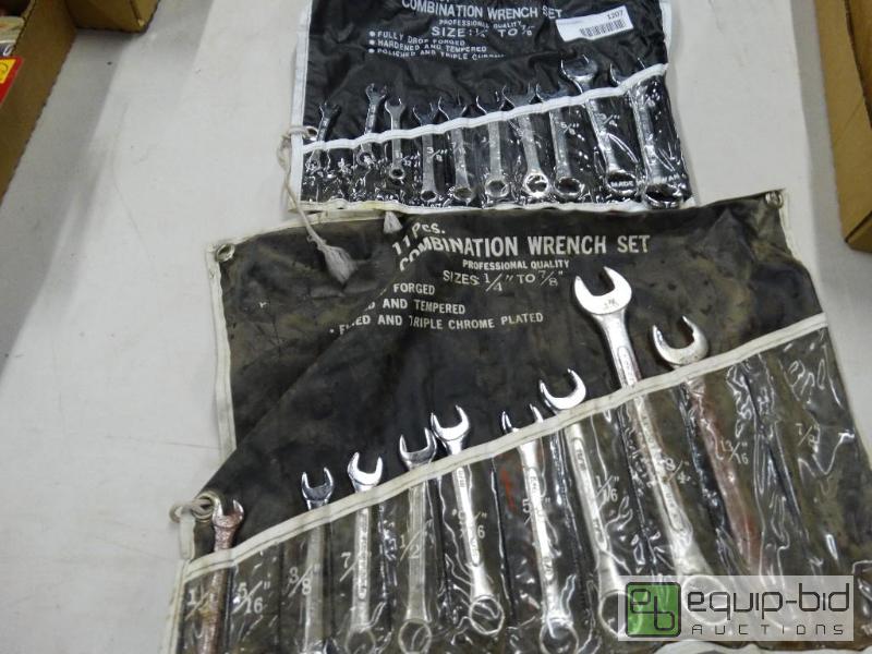 lot 1207 image: 2 Sets of wrenches....