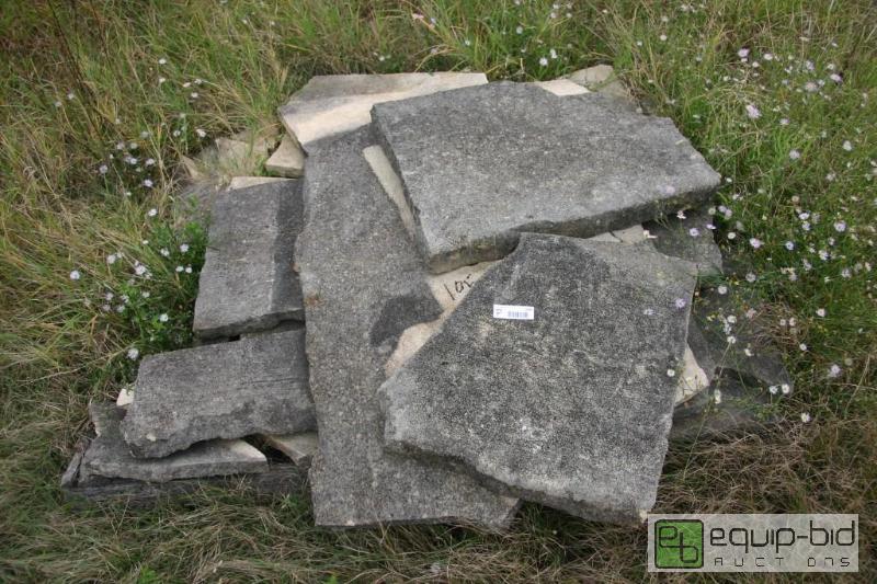 lot 105 image: Lot of flat stone...
