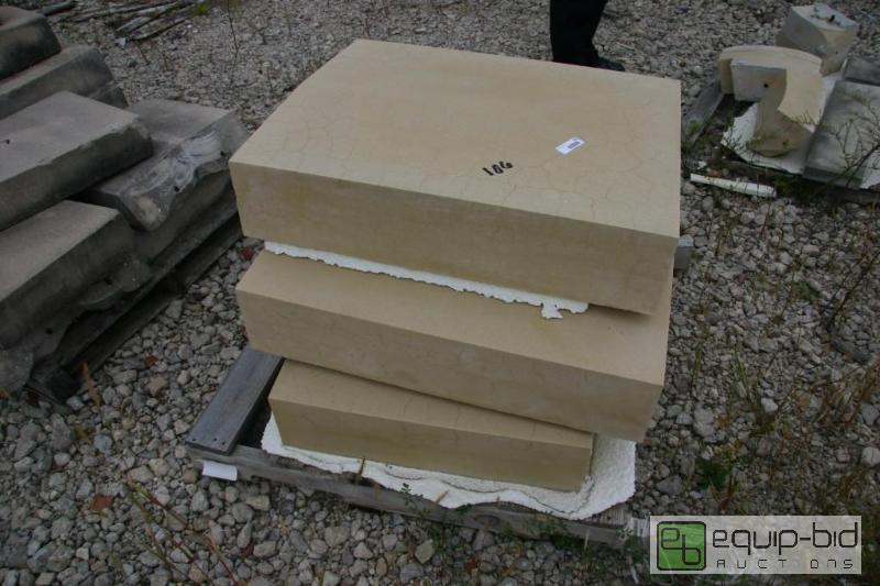 lot 106 image: 2 pallets of cut stone...