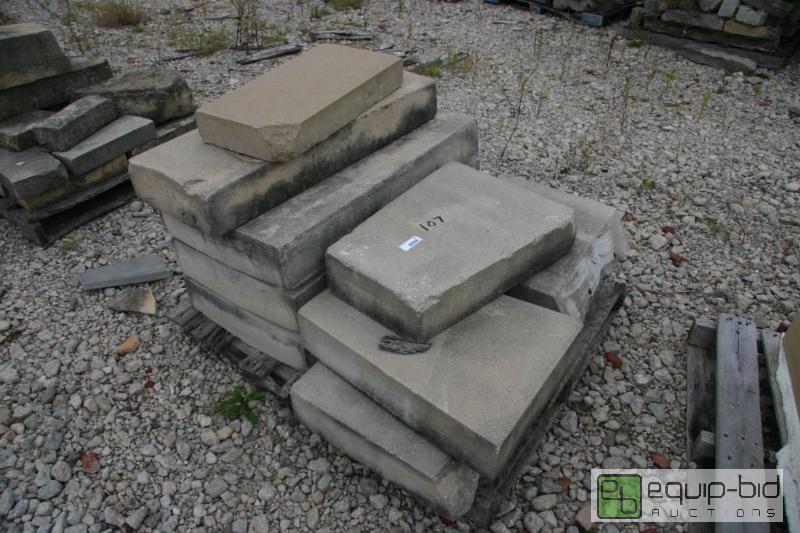 lot 107 image: pallet of cut stone...