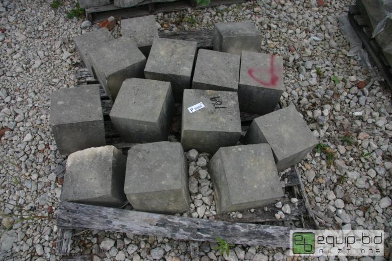lot 109 image: pallet of square cut stone...
