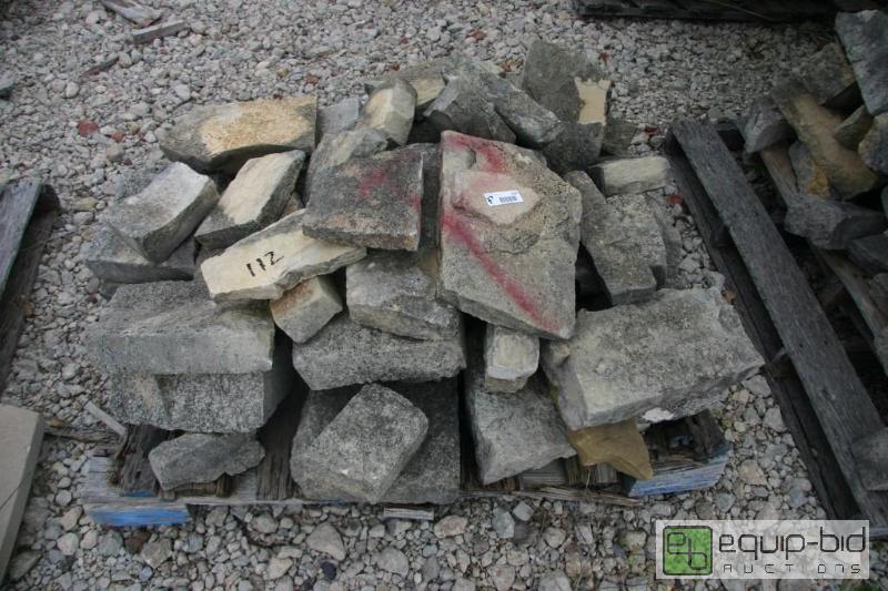lot 112 image: pallet of mixed stone...