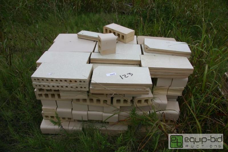 lot 123 image: 2 pallets of block with enamel side...