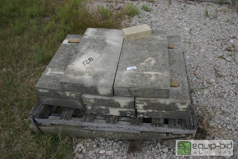 lot 128 image: pallet of large finished stone...