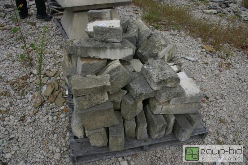 lot 138 image: large pallet of misc stone...