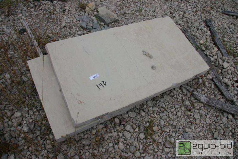 lot 140 image: 2 pallets of flat finished stone...