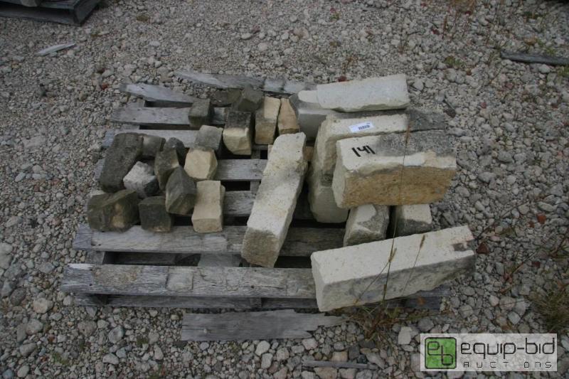 lot 141 image: pallet of misc. stone...
