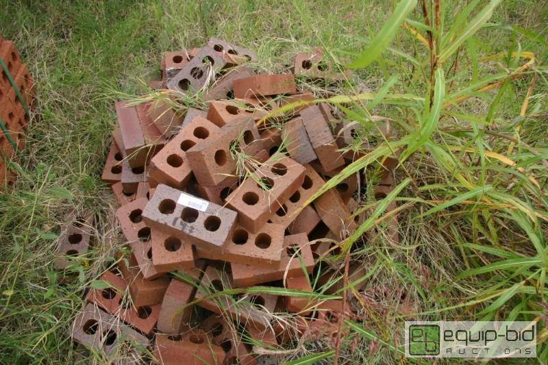 lot 142 image: lot of 3 hole bricks...