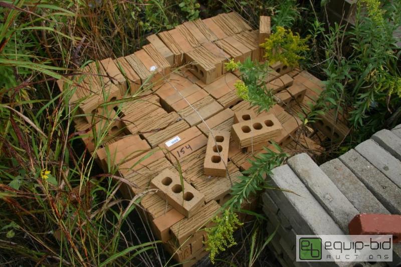 lot 154 image: lot of 3 hole brick with rough edge...