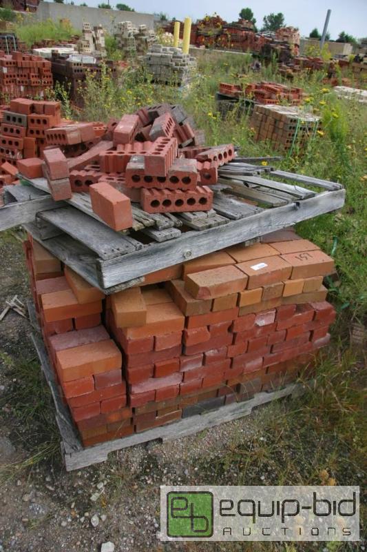 lot 157 image: stack of pavers and misc bricks...