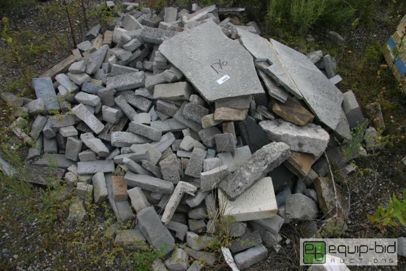 lot 176 image: huge pile of misc stone...