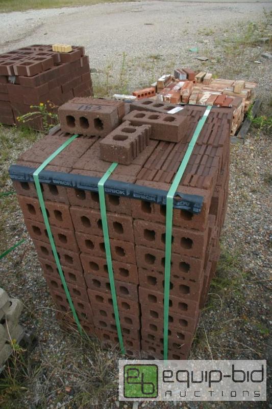 lot 183 image: large bundle of 3 hole bricks...