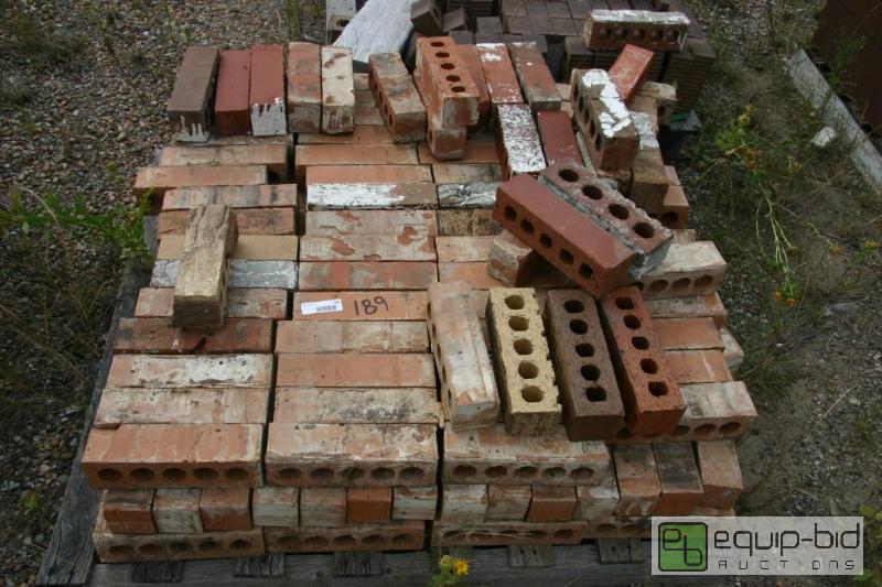 lot 189 image: pallet of 5 hole bricks...