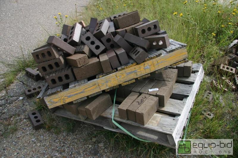 lot 204 image: double pallet of brown bricks...