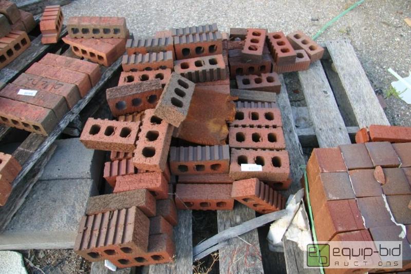 lot 229 image: pallet of 3 hole bricks...