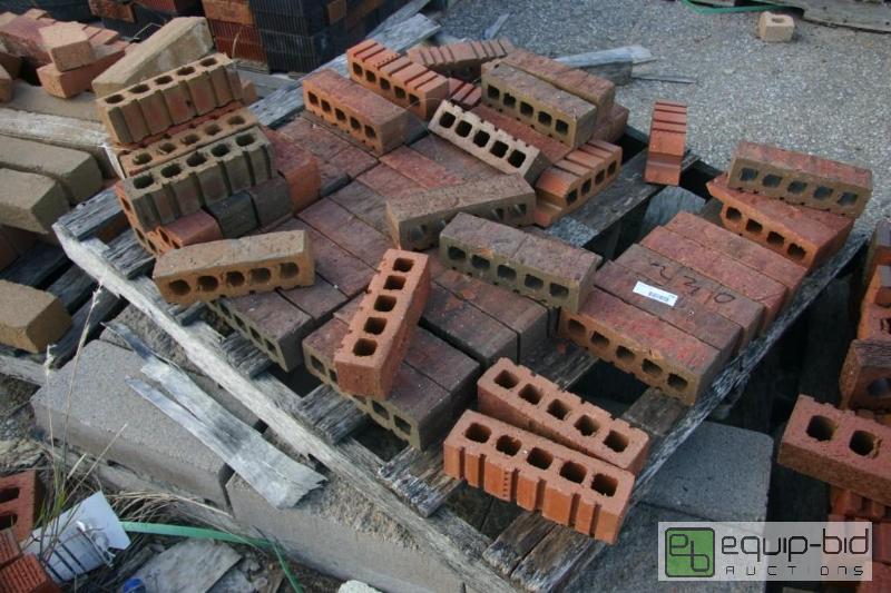 lot 230 image: pallet of 5 hole bricks...