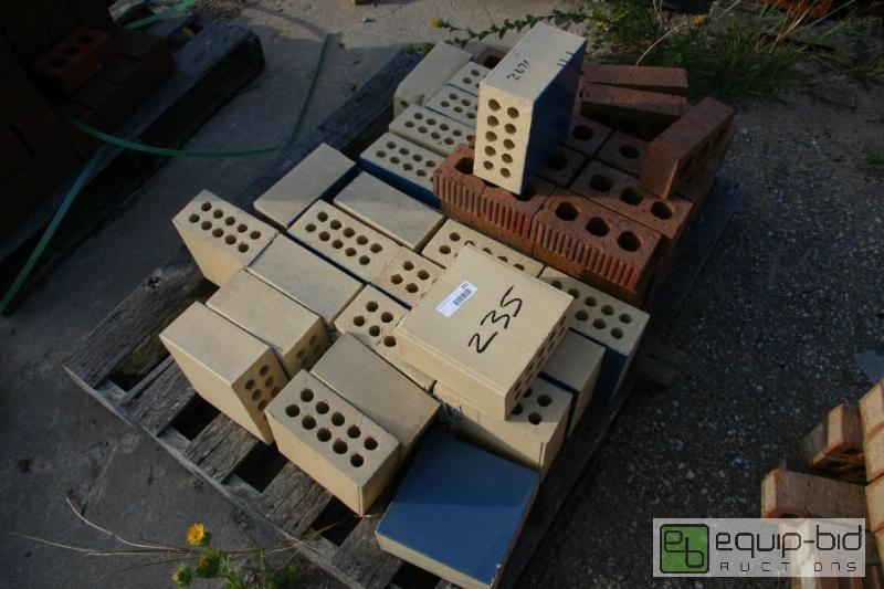 lot 235 image: pallet of enamel finish bricks...