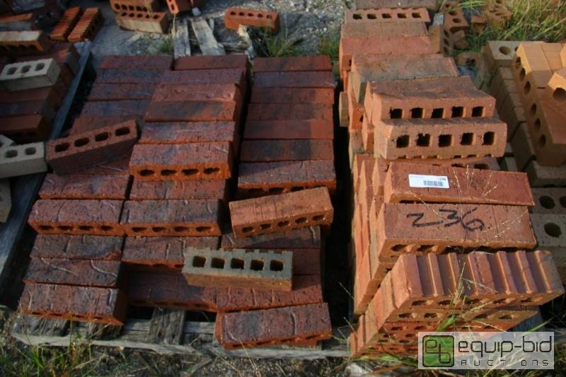 lot 236 image: pallet of 5 hole bricks...