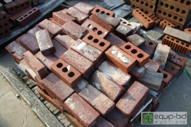 lot 239 image: pallet of 3 hole bricks...