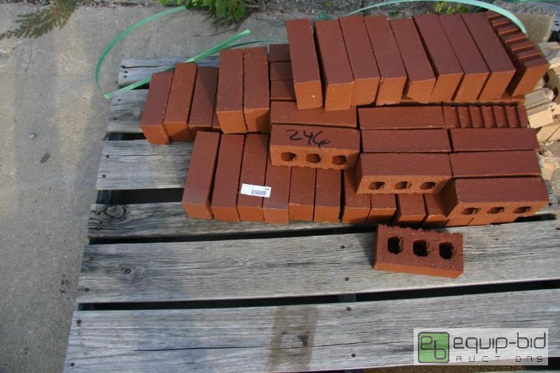 lot 246 image: pallet of 3 hole bricks...