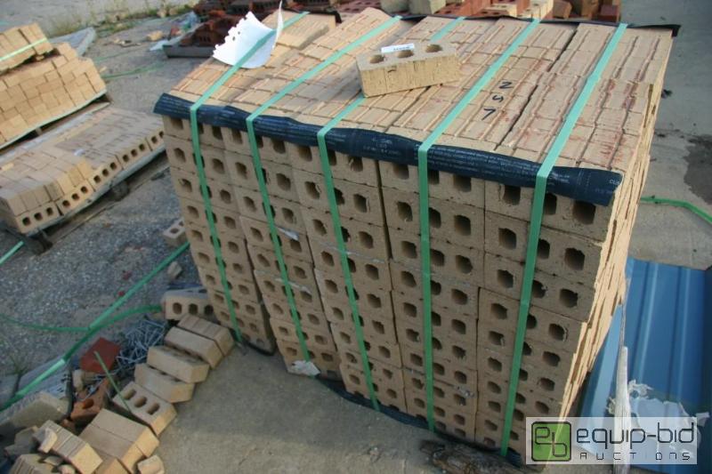 lot 247 image: large bundle 3 hole buff bricks...