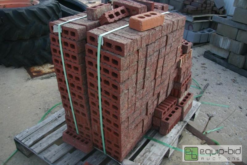 lot 271 image: pallet of 2 bundles of 4 hole bricks...