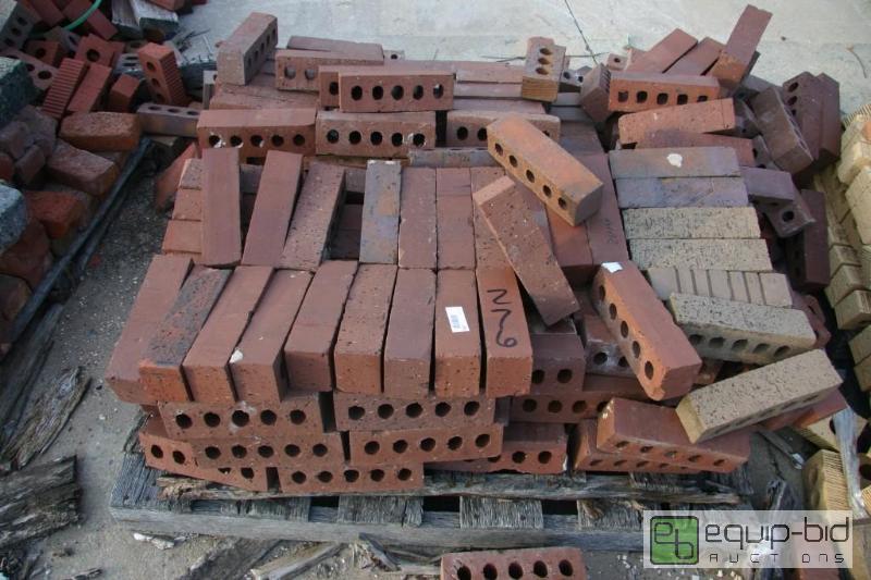 lot 276 image: pallet of 5 hole bricks...