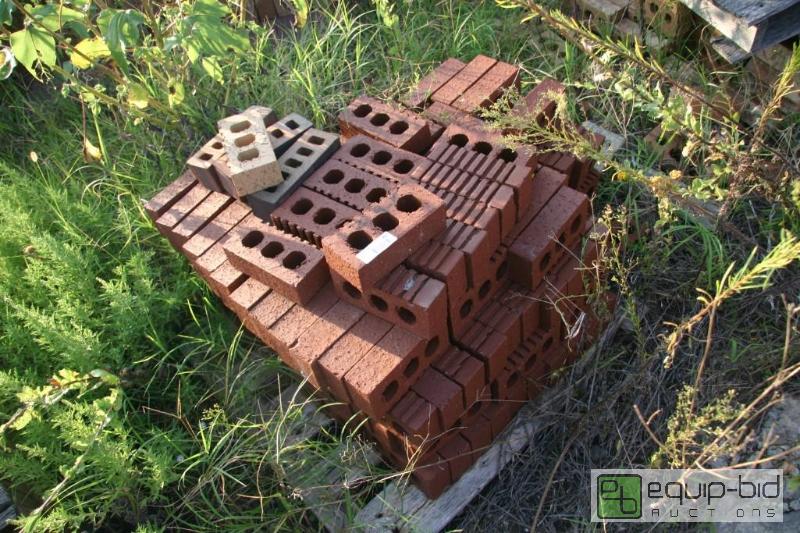 lot 295 image: pallet of 3 hole bricks...