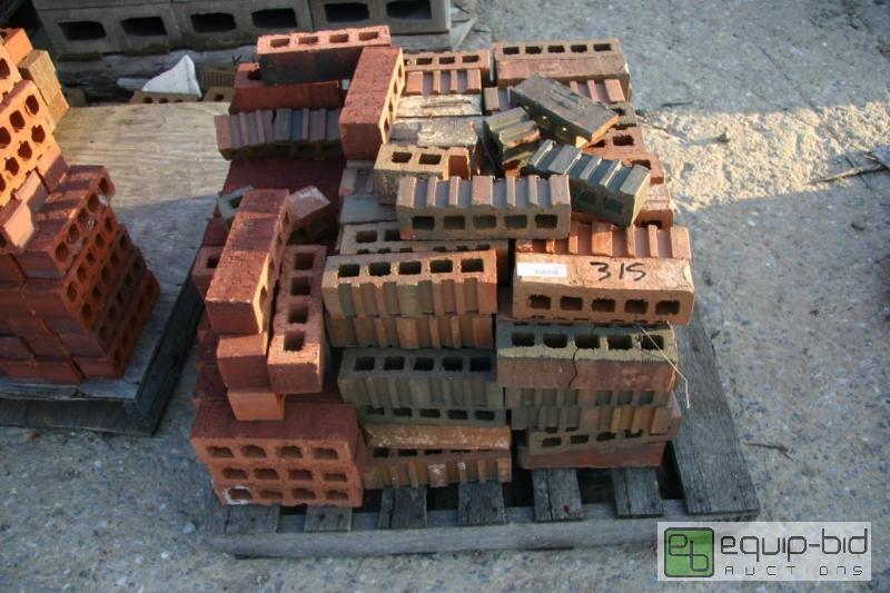 lot 315 image: pallet of 5 hole bricks...