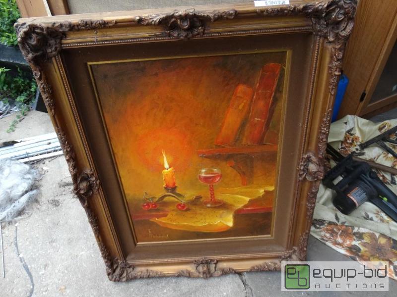 lot 1226 image: Framed art....