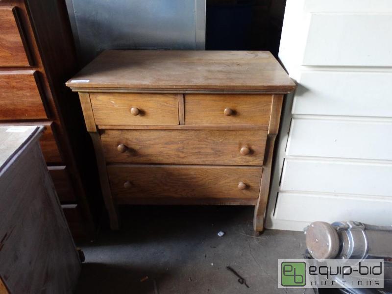 lot 1235 image: Wooden antique&nbspdresser....