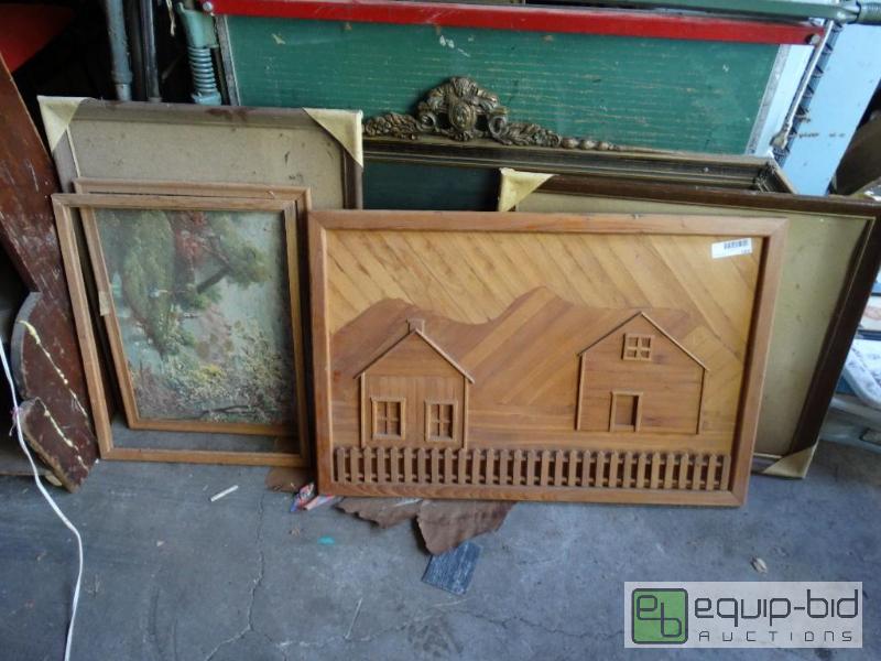 lot 1310 image: Lot of wooden picture, frames and picture....