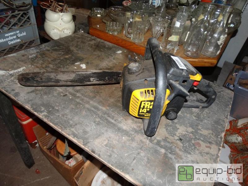 lot 1347 image: Chain saw FR 2.0 14&quot with no chain....