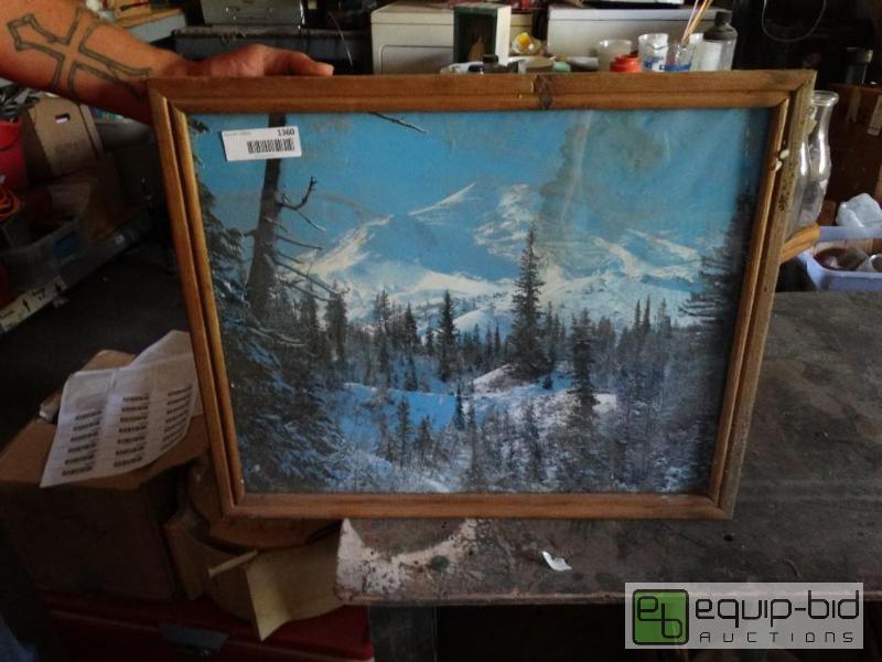 lot 1360 image: Framed Picture....