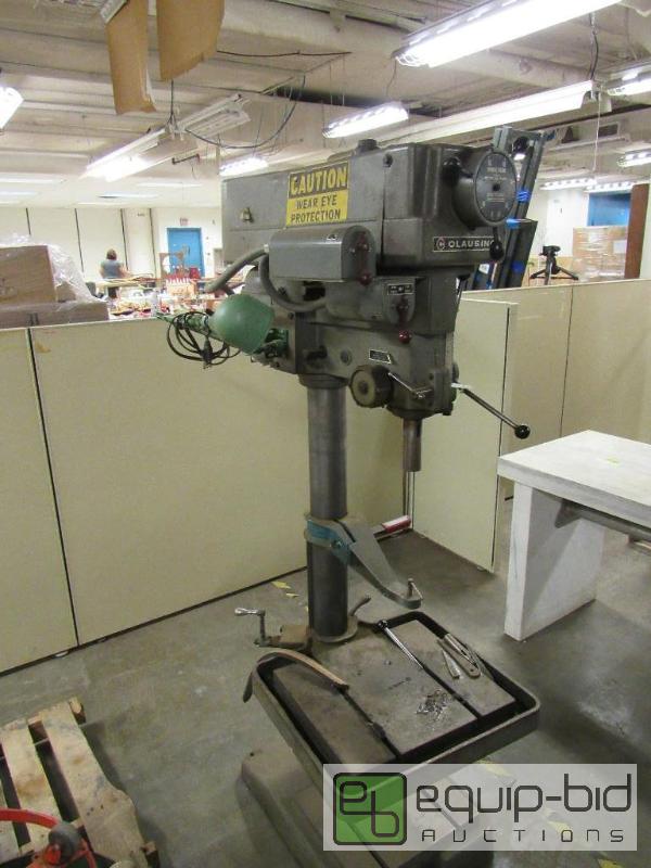 Clausing 20" Variable Speed Drill Press Station Hallmark Excess