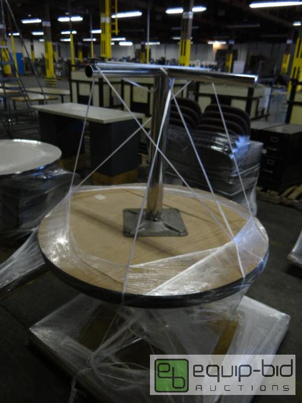 lot 345 image: (2)  48 Round Top Tables