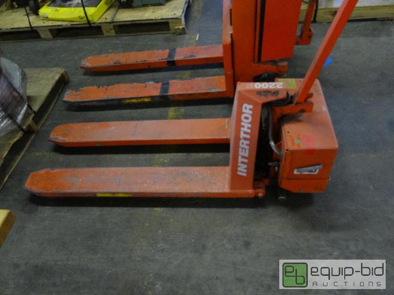 lot 356 image: Interthor 2200 Lb. Capacity Electric Lift Pallet Truck