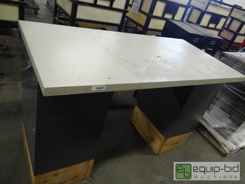 lot 364 image: 30x60 Laminate Top Tall Workshop Desk