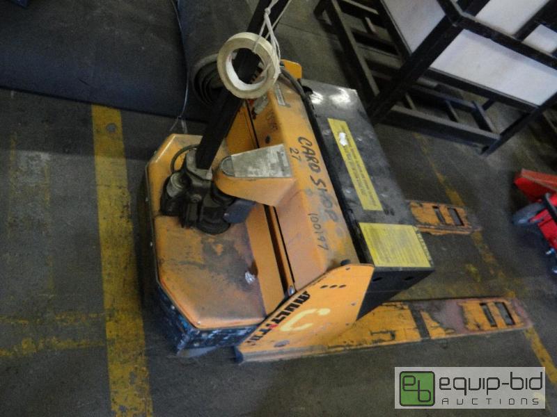 lot 393 image: Multiton 3000 Lb. Capacity Electric Pallet Truck