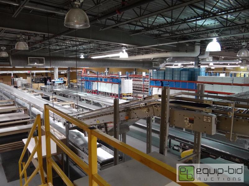lot 10 image: 2200 Plus Foot Hytrol Picking And Packing Conveyor System