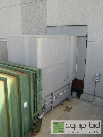 lot 19 image: RamJet Stationary Trash Compactor With Overhead Covering