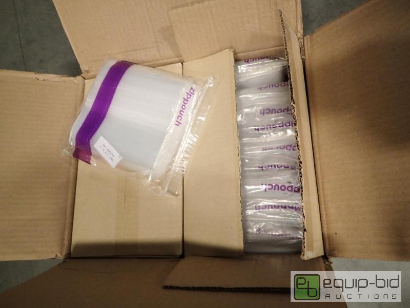 lot 2515 image: Case of (2) 1000 Zippouch Zipline 6x8 Plastic Storage Bags