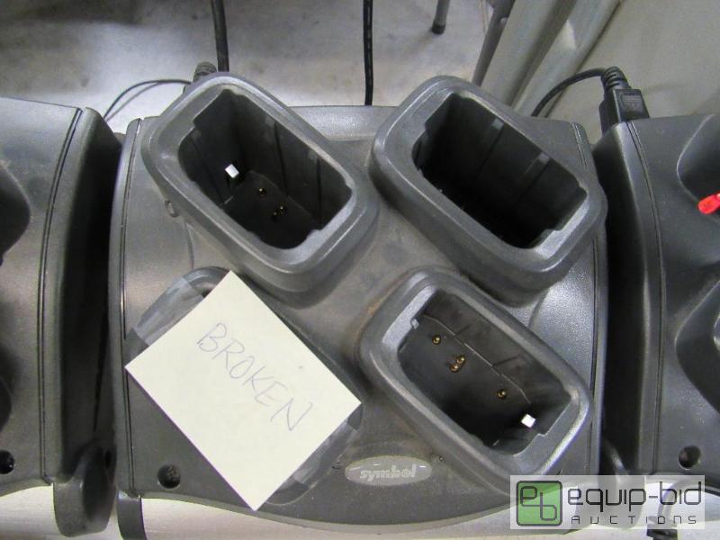 lot 2640 image: Motorola Symbol Mobile ComputerScanner Battery Charging Station Without Batteries (Has Single Bad Charging System)