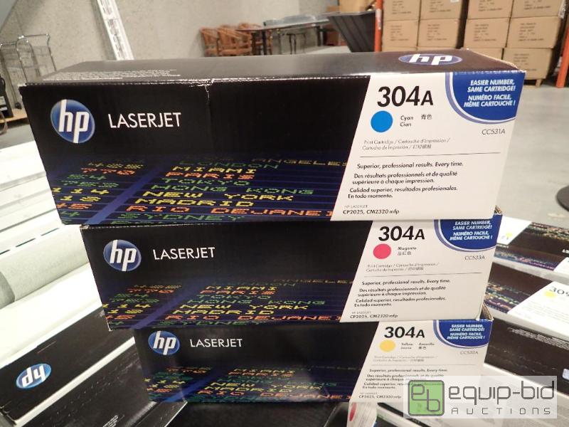 lot 575 image: (3) HP Laserjet Toner Cartridges