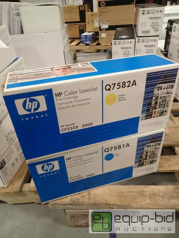 lot 577 image: (2) HP Color Laserjet Cartridges