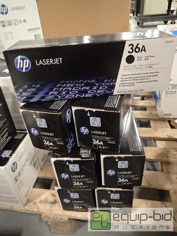 lot 579 image: (7) HP Laserjet Cartridges
