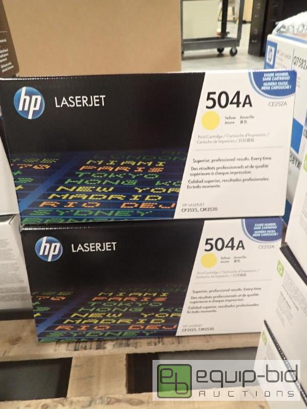 lot 582 image: (2) HP Color Laserjet Cartridges